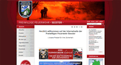 Desktop Screenshot of feuerwehr-seester.de